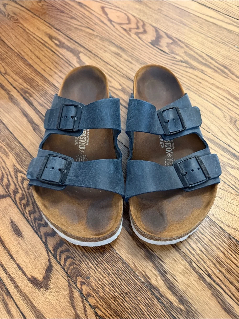 Birkenstock Two-Strap Sandals in Dark Blue - Picture 1 of 5